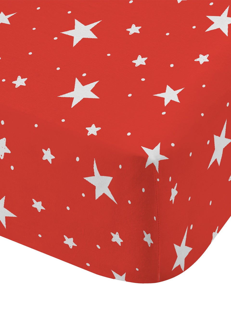 Catherine Lansfield Christmas Stars Fitted Sheet