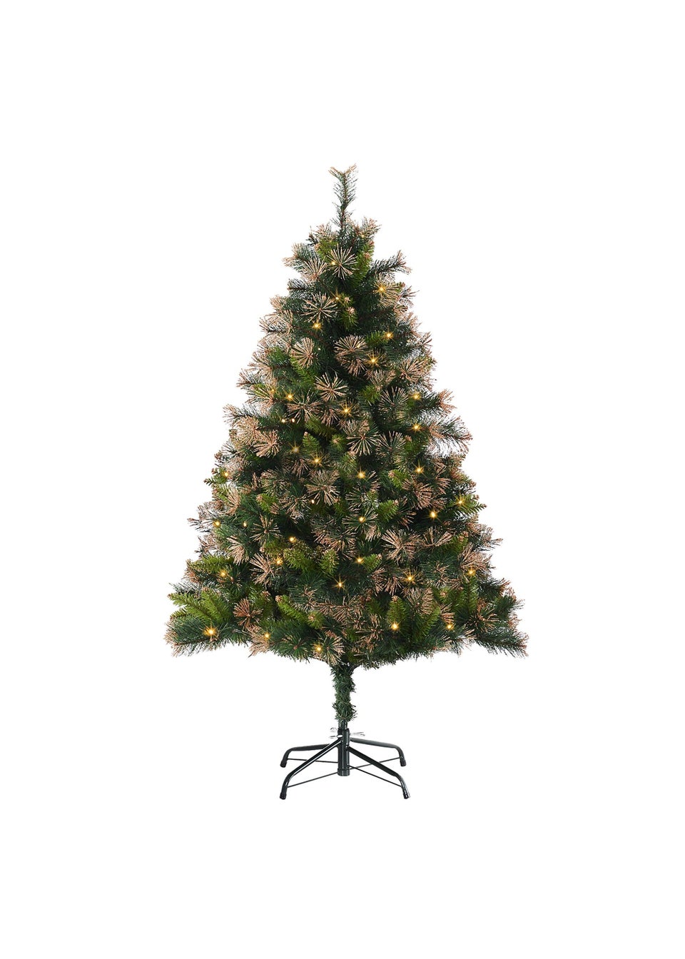 HOMCOM Pre-Lit Artificial Christmas Tree (5ft)