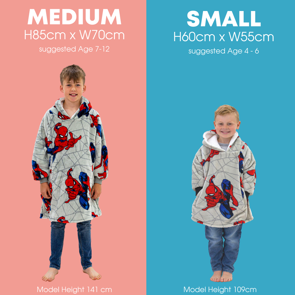 HUGZEE Spiderman Webshooter Wearable Hooded Fleece