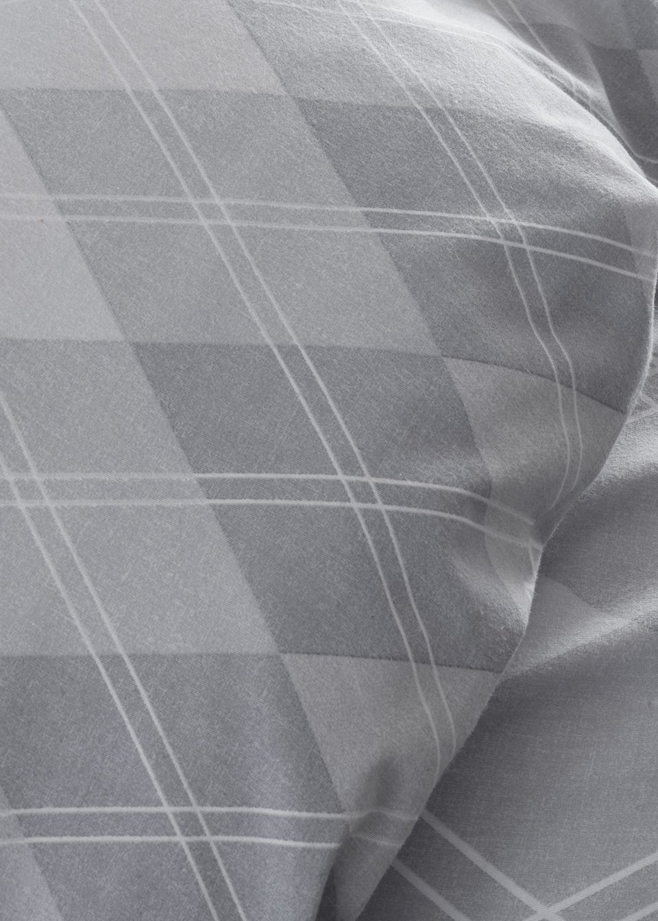 Catherine Lansfield Brushed Argyle Duvet Cover