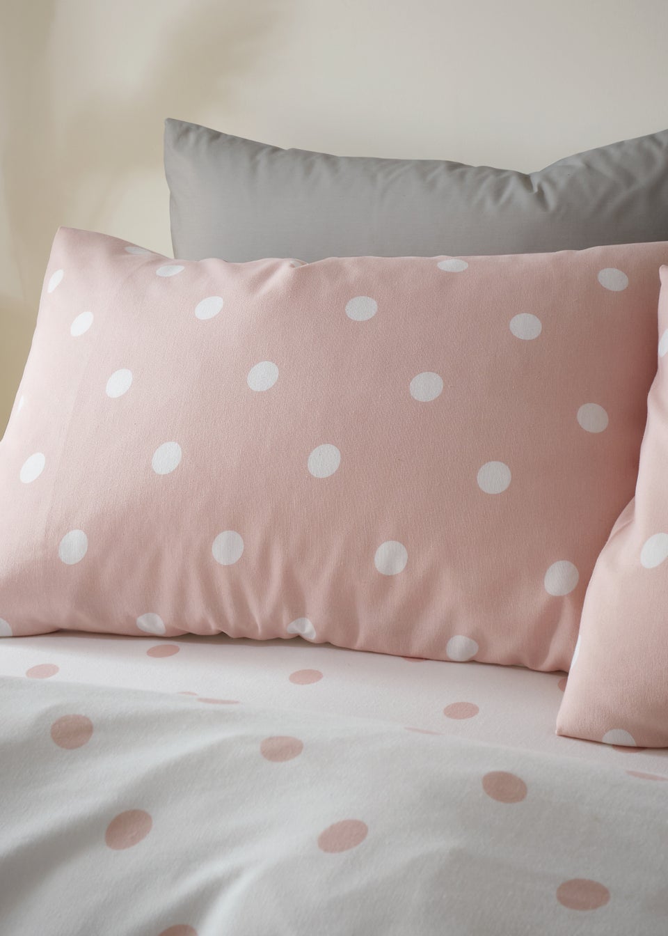 Catherine Lansfield Brushed Spot Duvet Cover Matalan