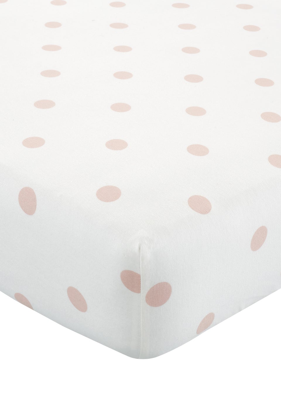 Catherine Lansfield Brushed Spot Fitted Bed Sheet