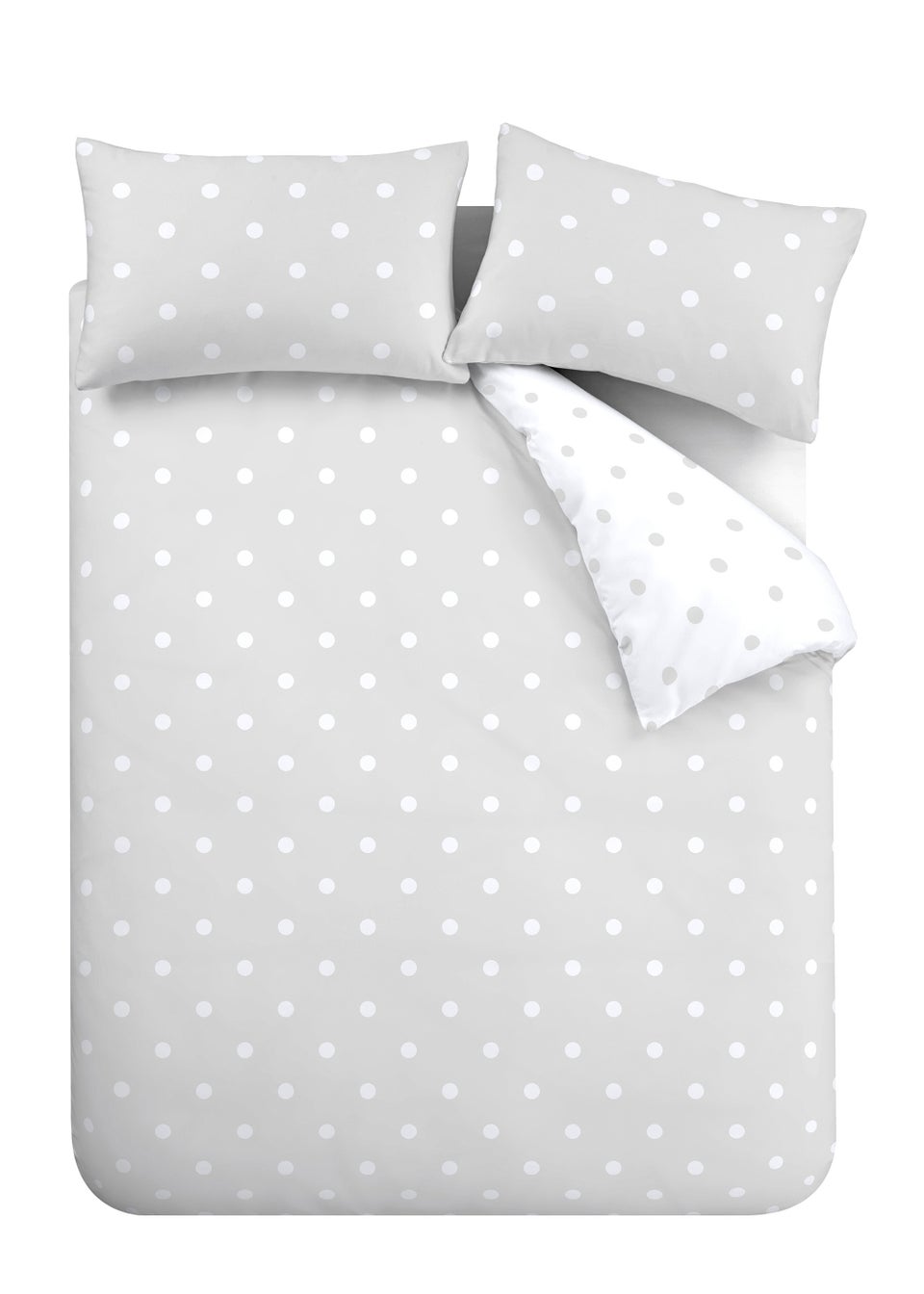 Catherine Lansfield Brushed Spot Duvet Cover Matalan
