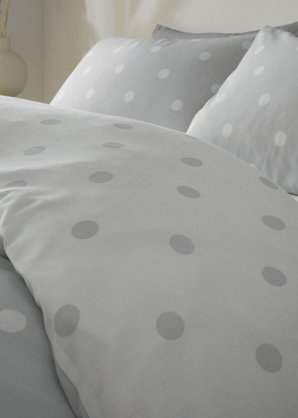 Catherine Lansfield Brushed Spot Duvet Cover Matalan