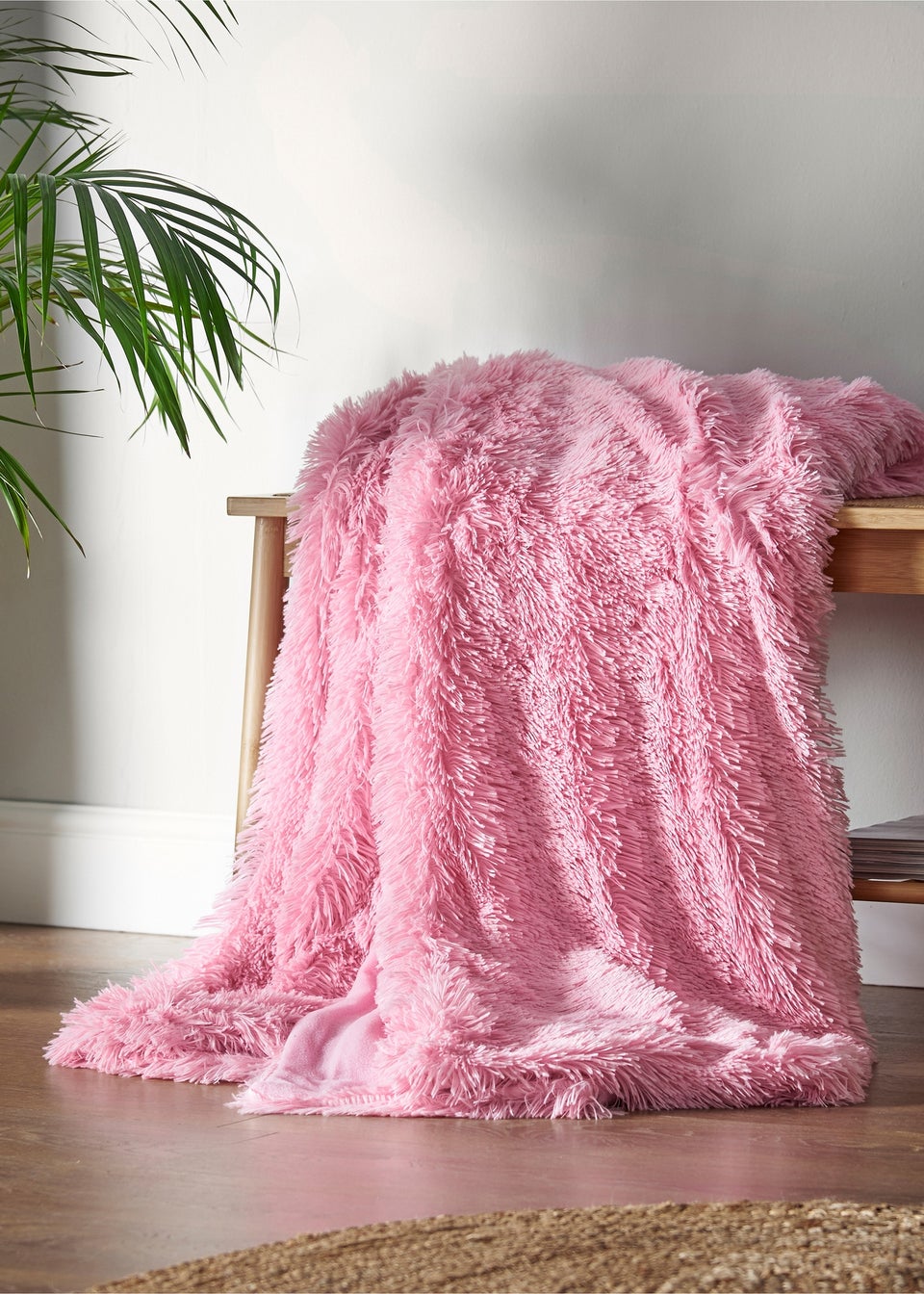 Catherine Lansfield Cuddly Deep Pile 150x200cm Blanket Throw
