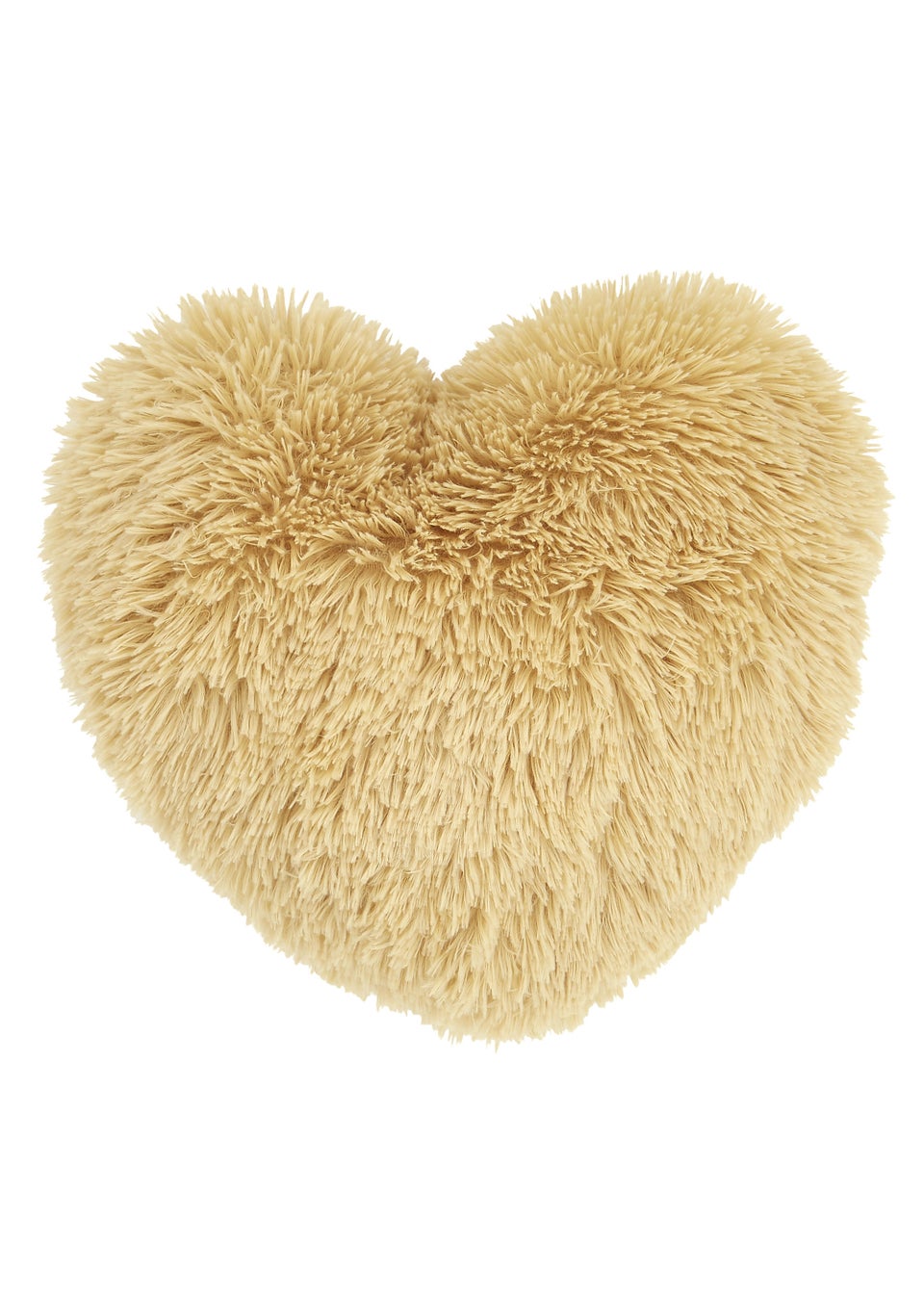 Catherine Lansfield Cuddly Heart Shaped Cushion (35x28cm)