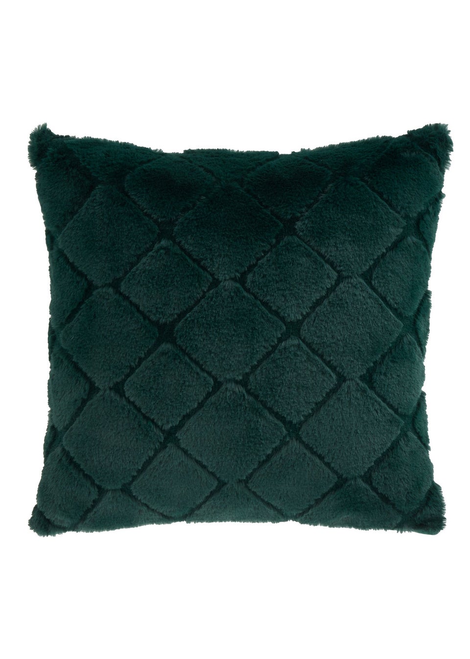 Catherine Lansfield Cosy Diamond Cushion Matalan