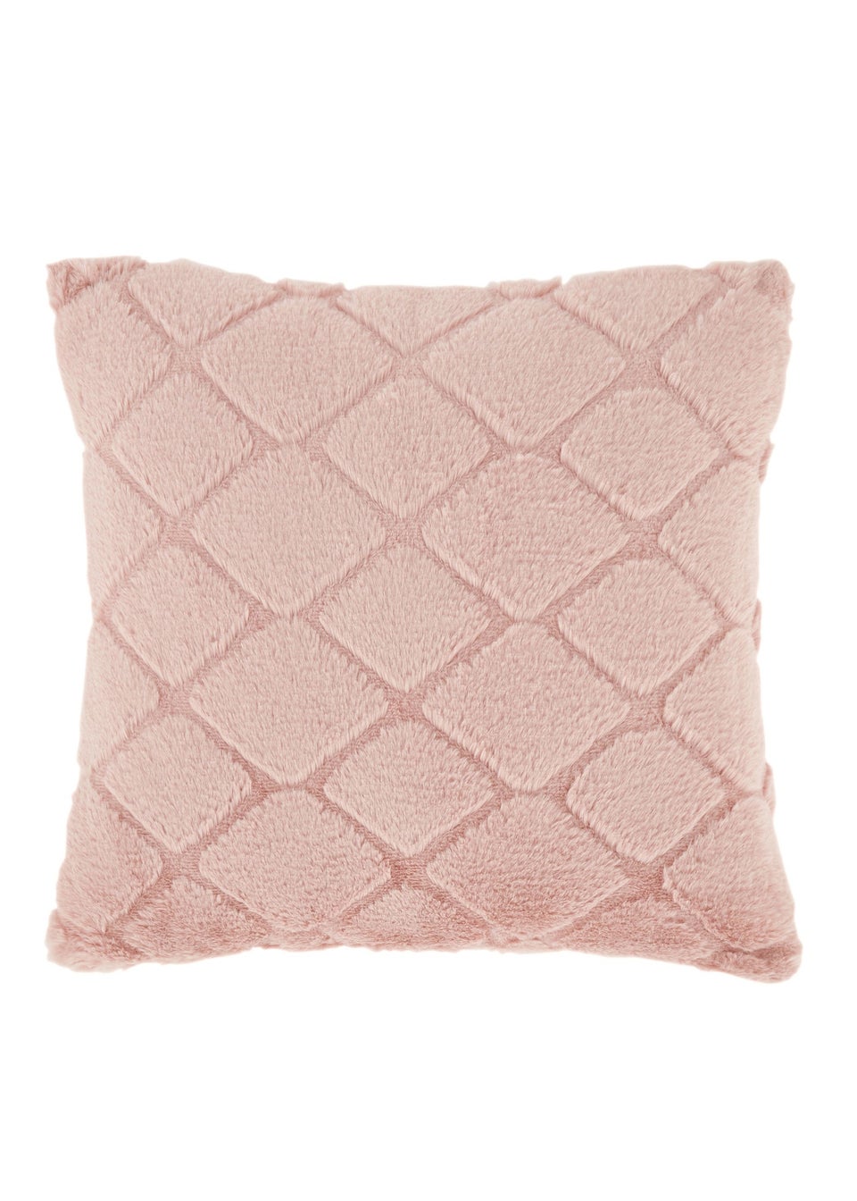 Catherine Lansfield Cosy Diamond Cushion (43x43cm)