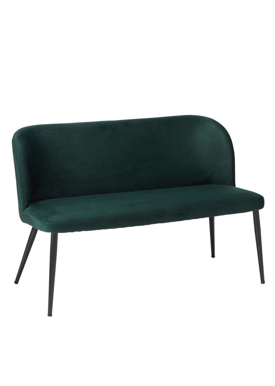 LPD Furniture Zara Dining Bench Green (810x615x1210mm)
