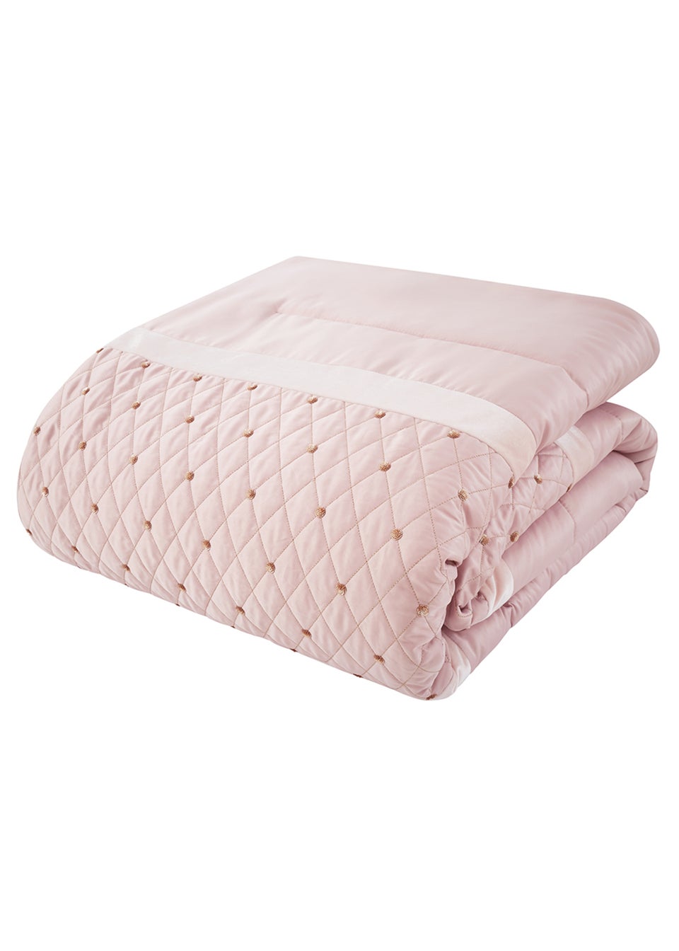 Catherine Lansfield Sequin Cluster Quilted Bedspread Matalan
