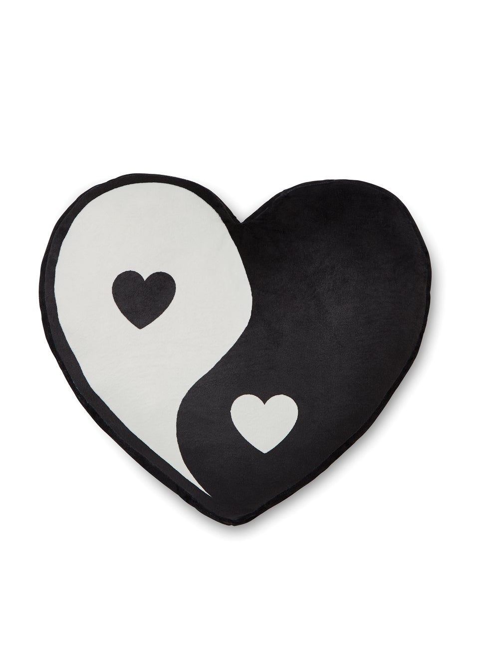 Sassy B Ying To My Yang Heart Shaped Cushion (40x38cm)