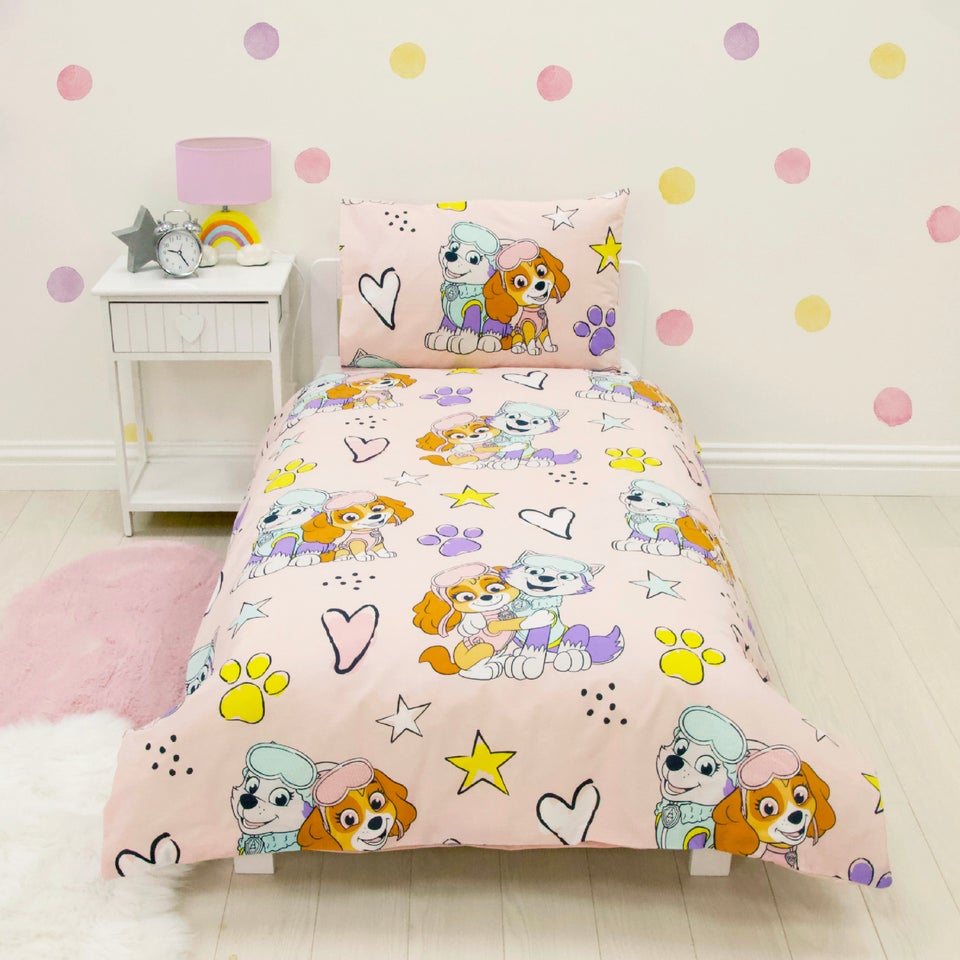Paw patrol girl bed set top