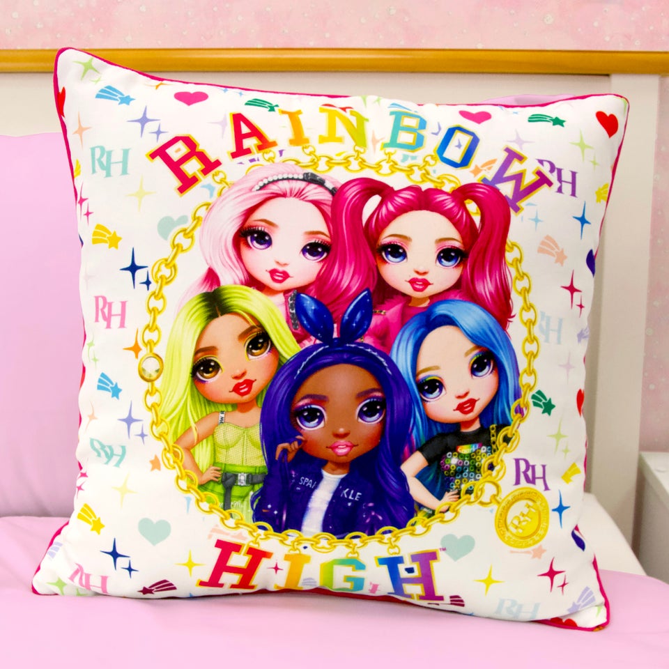 Rainbow High Sparkle Square Cushion