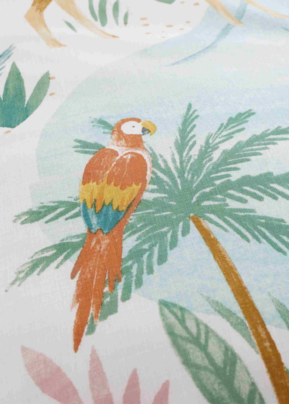Pineapple Elephant Paradise Desert Animals Cotton Reversible Duvet Cover