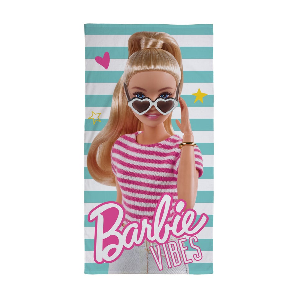 Barbie Vibes Beach Towel
