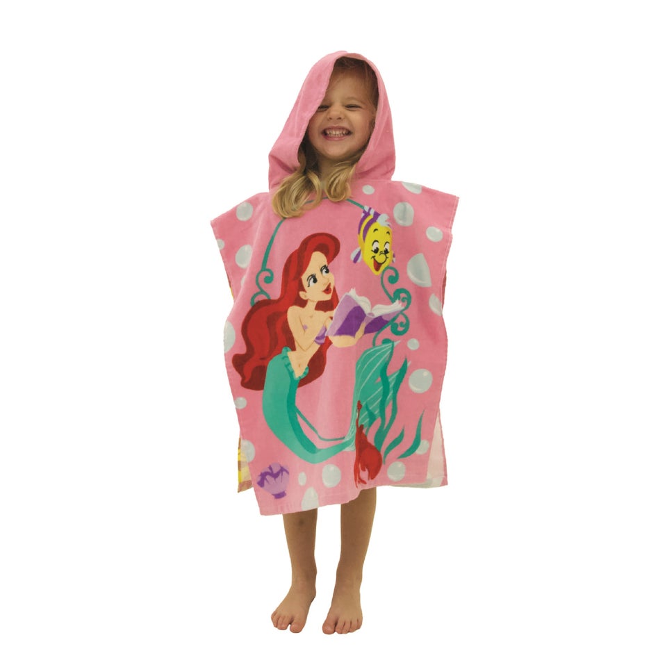 Disney Princess Royal Hooded Beach Towel Poncho - Matalan