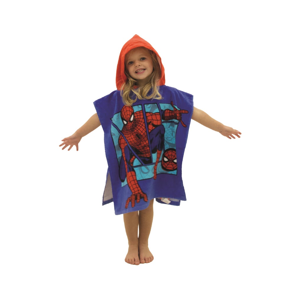 Spiderman Amazing Power Hooded Beach Towel Poncho
