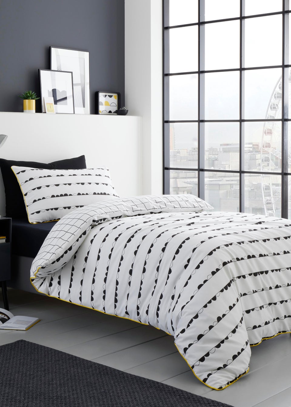 Fusion Eclipse Multicoloured Reversible Duvet Cover