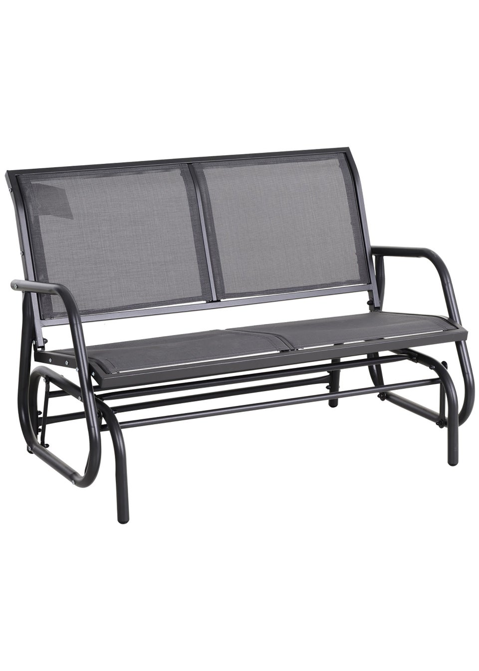 Outsunny 2 Person Glider Bench Swing