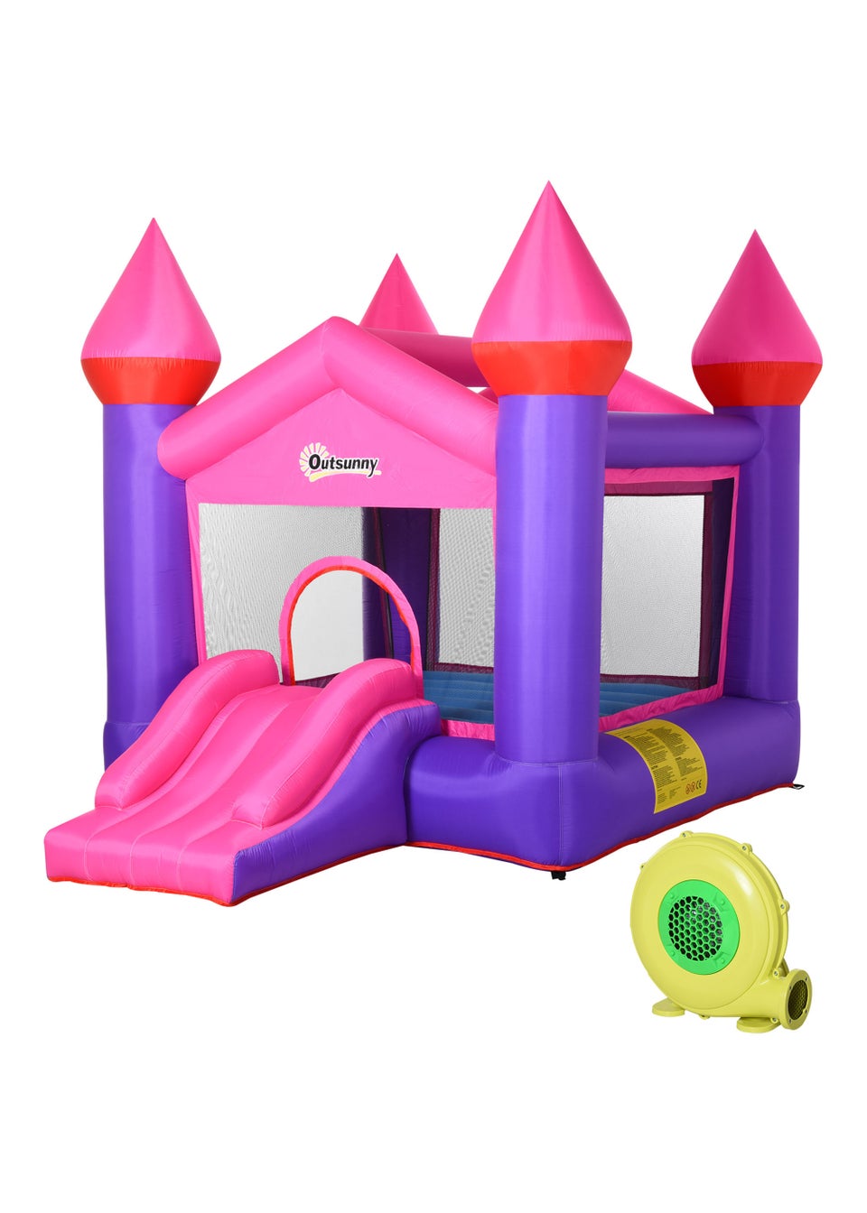 Outsunny Inflatable House Bouncy Castle (255cm x 330cm x 220cm)