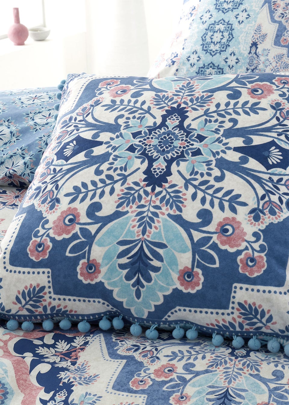 Catherine Lansfield Boho Patchwork Cushion (45x45cm)
