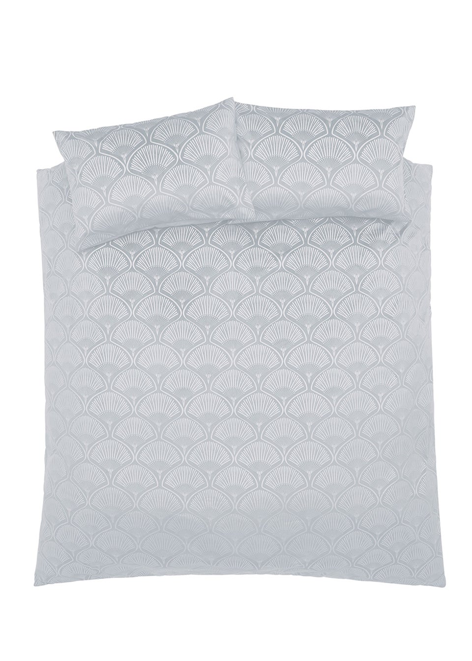 Catherine Lansfield Art Deco Pearl Duvet Cover - Matalan