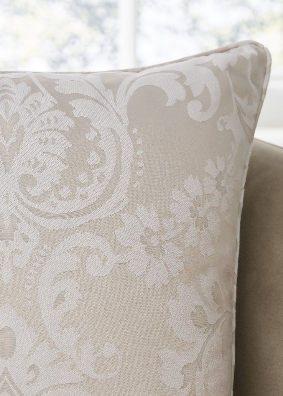 Catherine Lansfield Damask Jacquard Cushion Matalan
