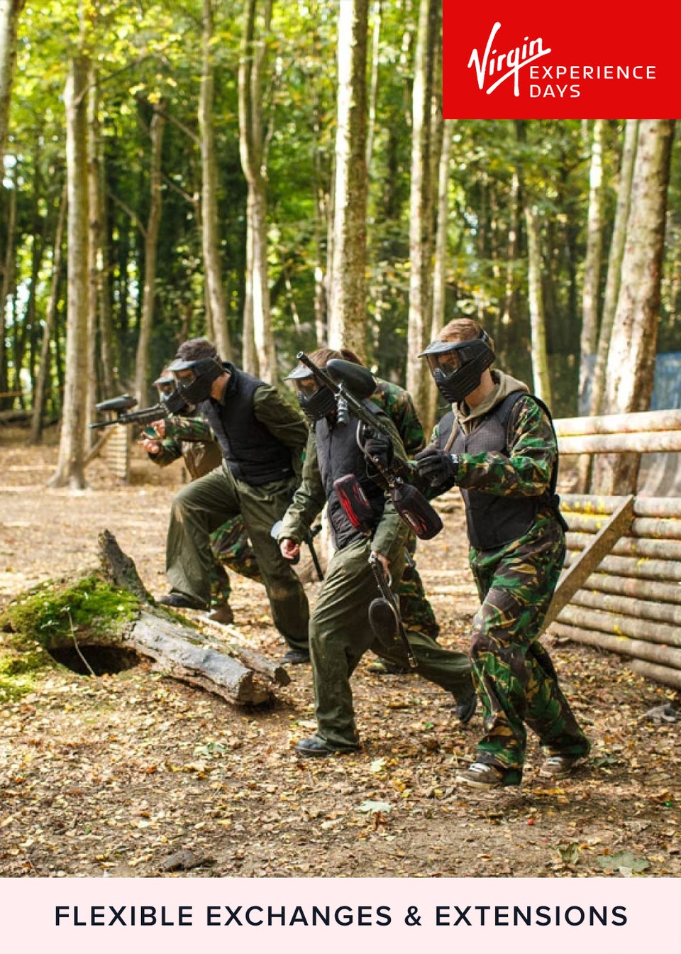 Virgin Experience Days Full Day Paintballing for Two