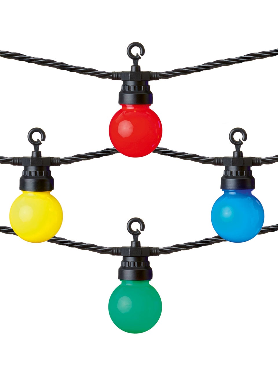 Premier Decorations 20 LED Multi Coloured Battery Operated Party Lights (5.7m)