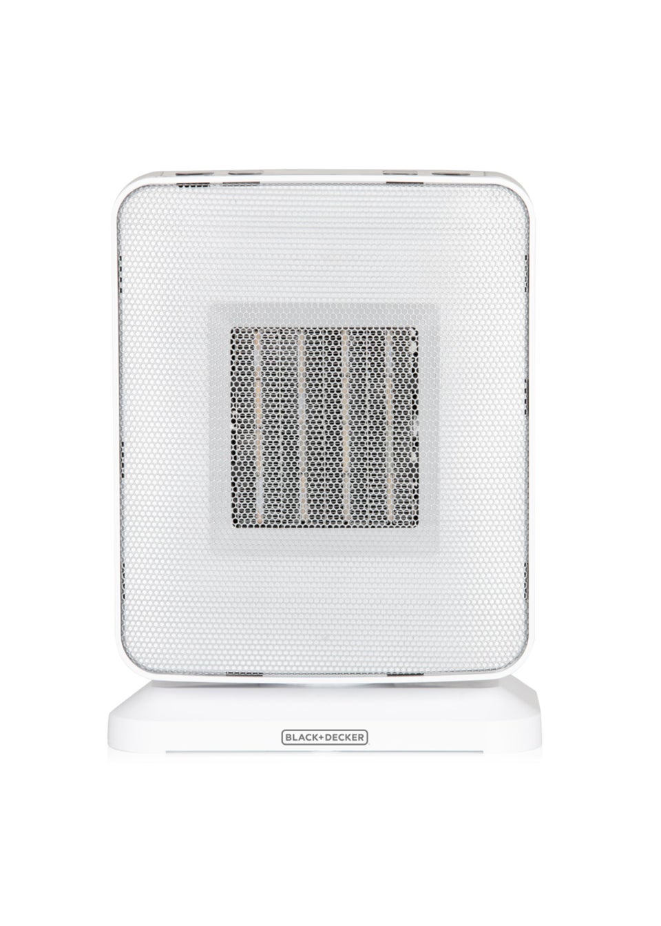 Black & Decker 1.8KW Digital PTC Fan Heater with Timer and LED Display Silver