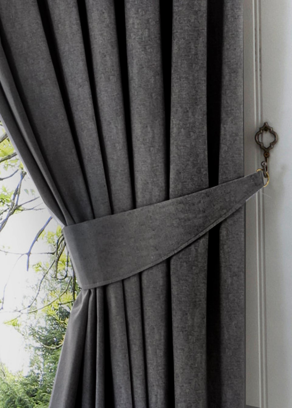 Fusion Dijon Curtain Tiebacks (66cm)