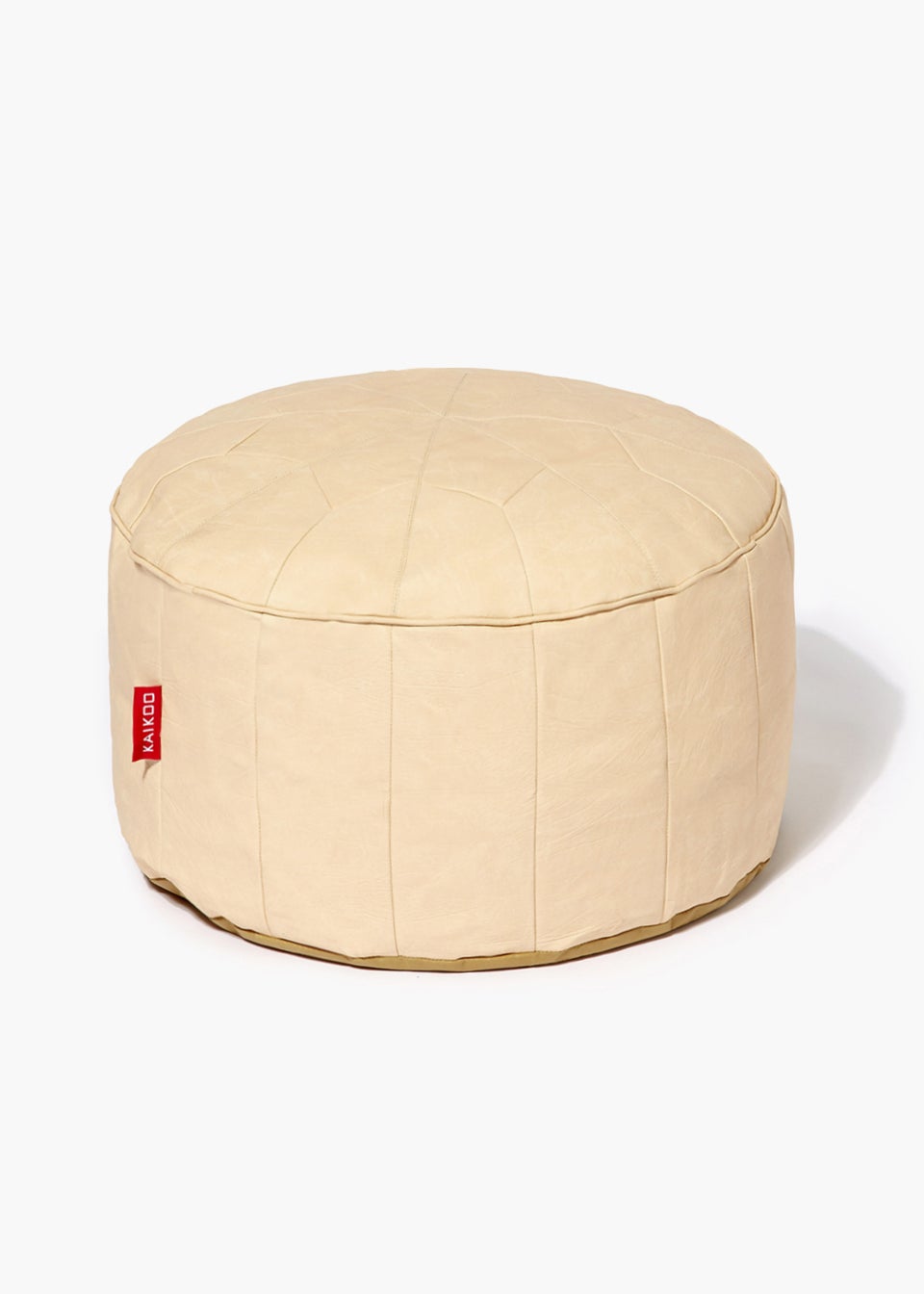 KAIKOO Morrocan Faux Leather Pouffe