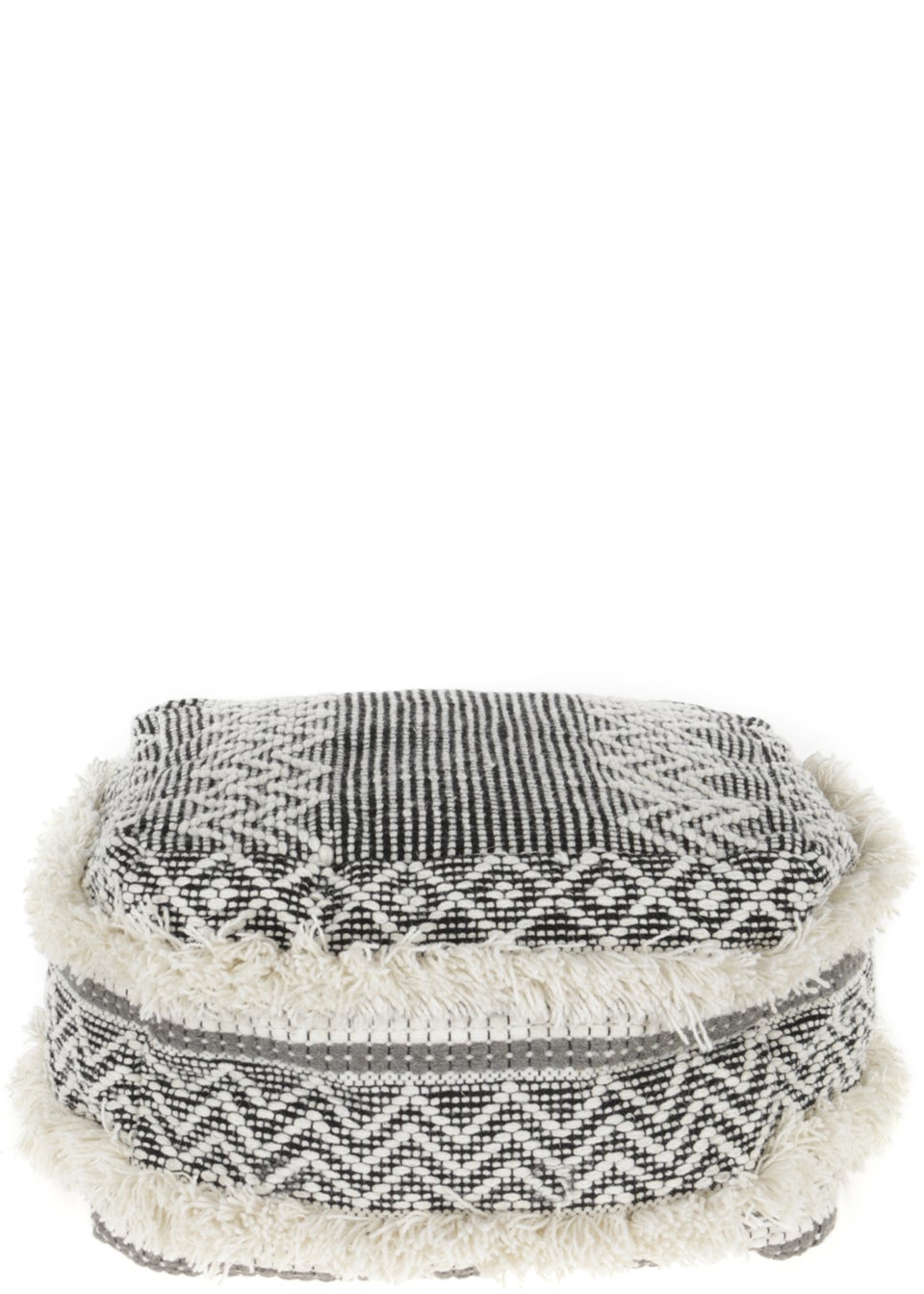 KAIKOO Fringe Pouffe