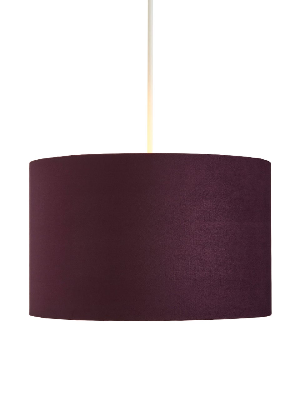Inlight Velvet Drum Lamp Shade (35cm x 35cm x 22cm)
