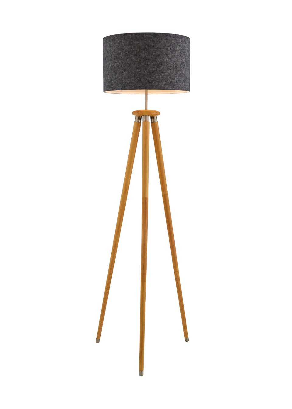Inlight Wooden Tripod Floor Lamp (140cm x 50cm x 50cm)