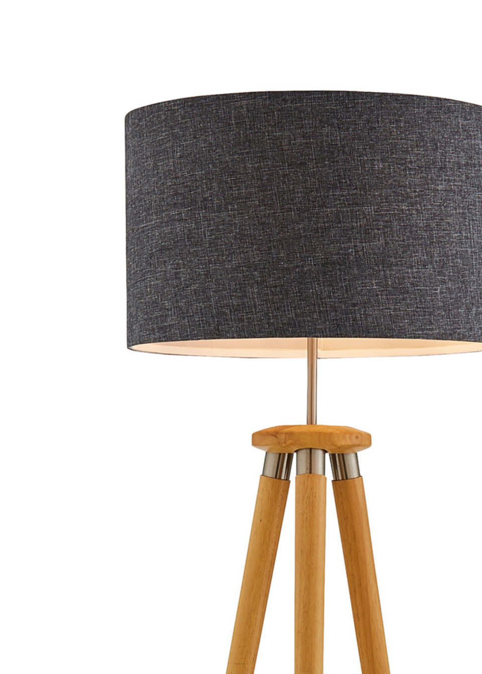 Inlight Wooden Tripod Floor Lamp (140cm x 50cm x 50cm)
