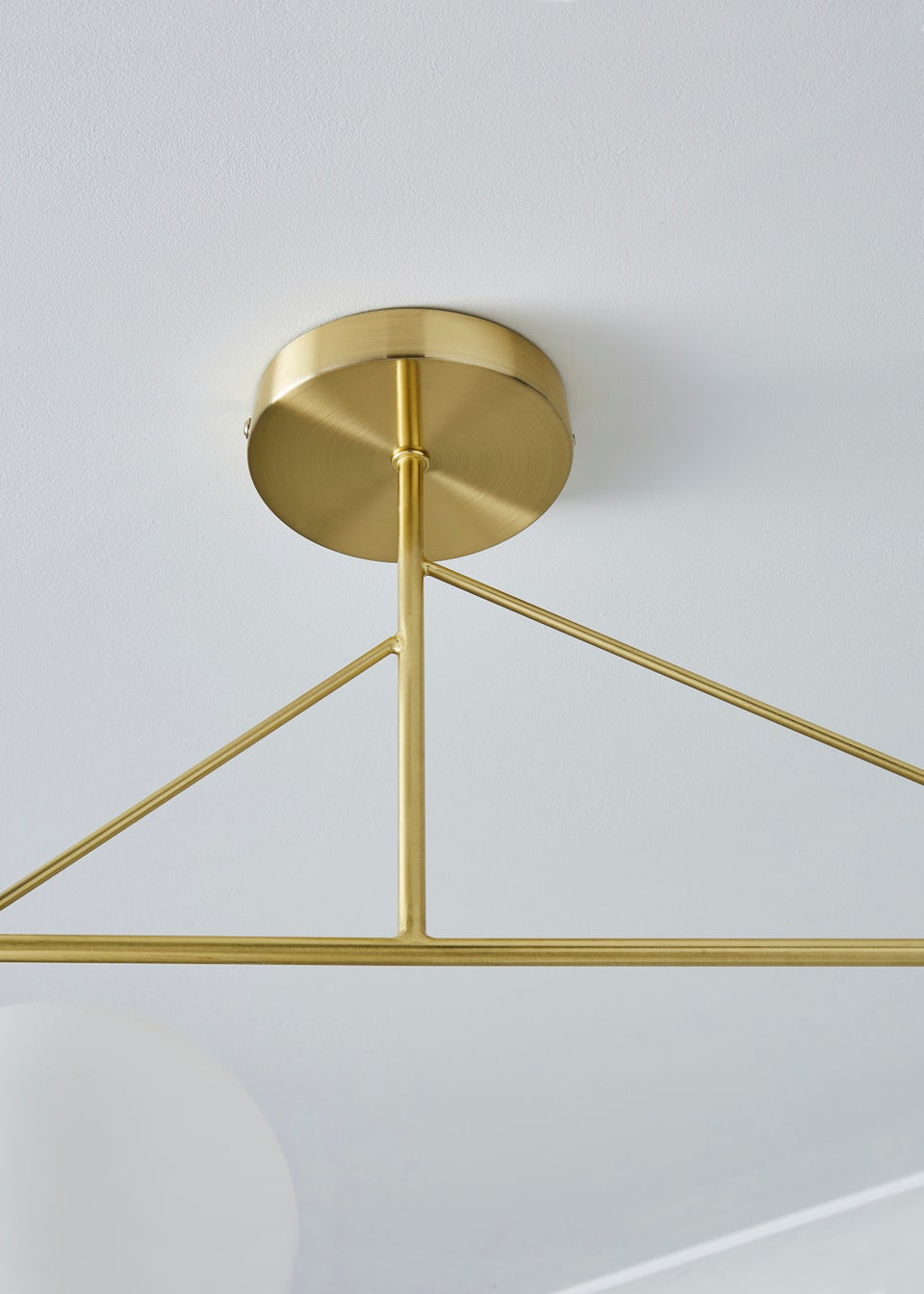 Inlight Balanced Bar Pendant Brass Ceiling Light (35cm x 62cm x 15cm)