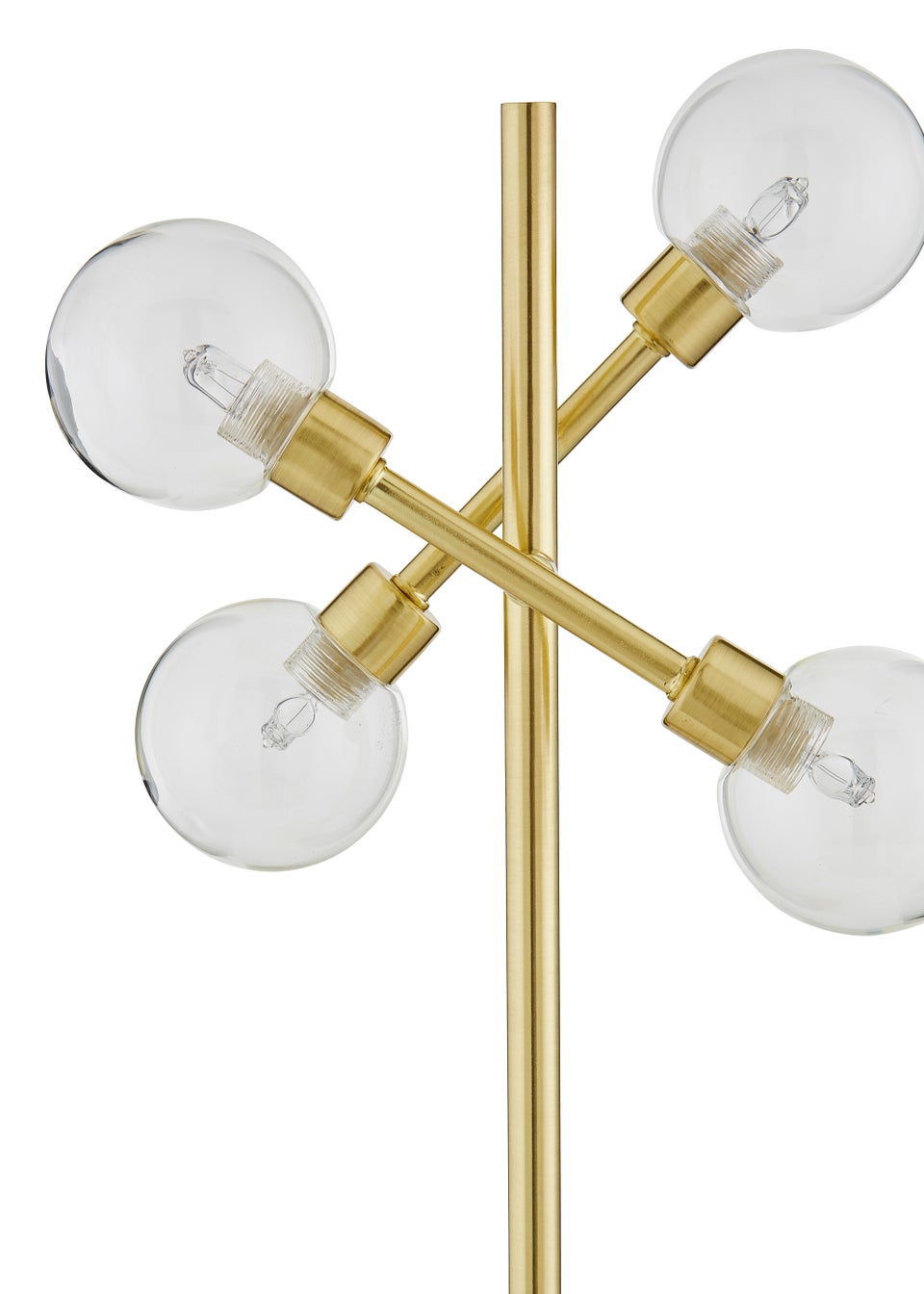 Inlight Nova Brass Table Lamp (50cm x 15cm x 15cm)