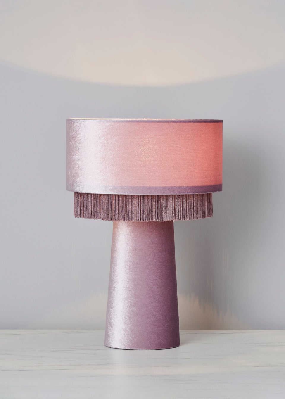 Inlight Fringed Table Lamp (37cm x 25cm)