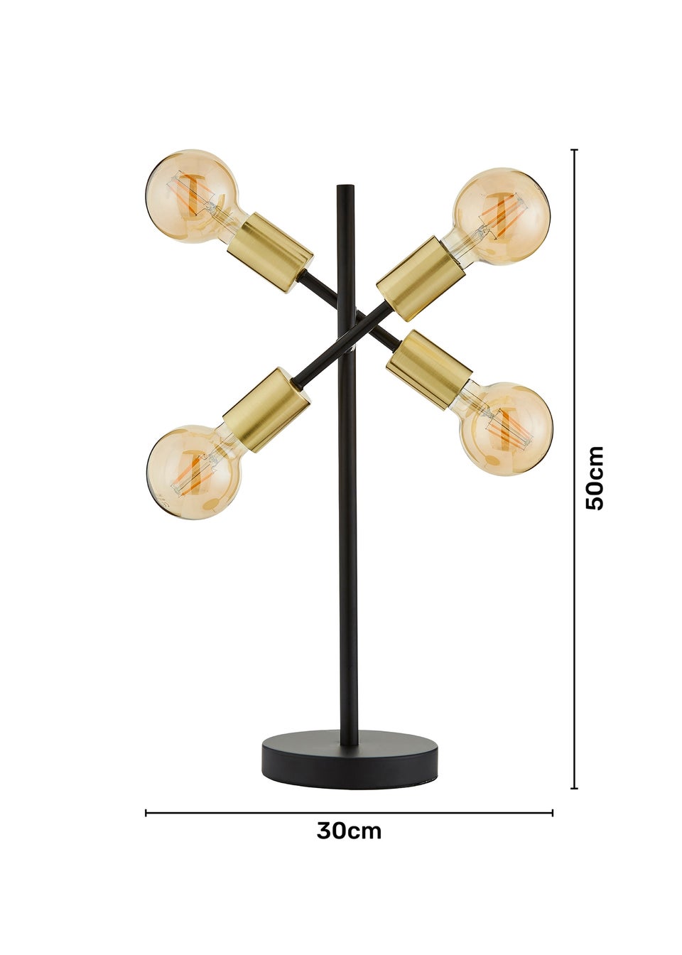 Inlight Tribecca Table Lamp (50cm x 15cm x 15cm)