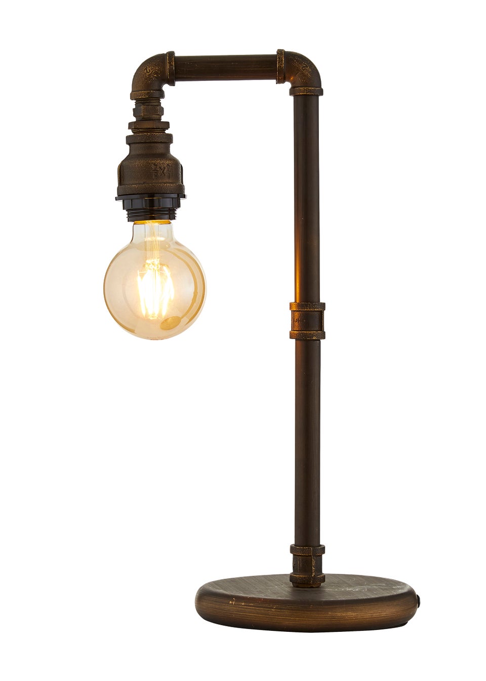 Inlight Industrial Pipe Table Lamp (43cm x 23cm x 15cm)