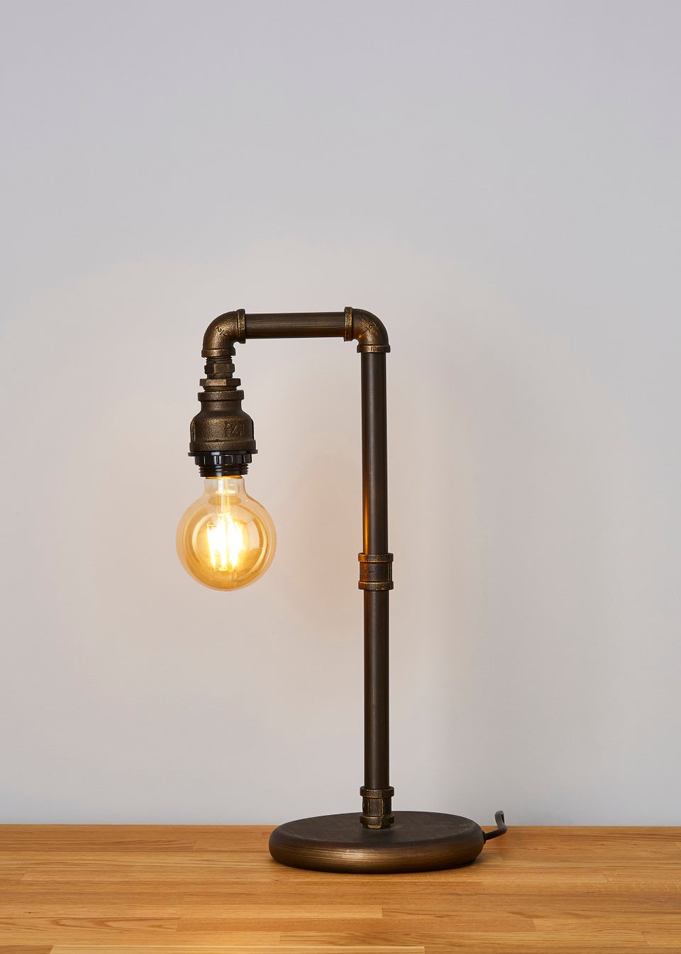 Inlight Industrial Pipe Table Lamp (43cm x 23cm x 15cm)