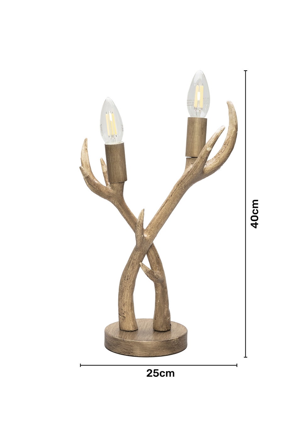 Inlight Antler Table Lamp (45cm x 26cm x 13.5cm)
