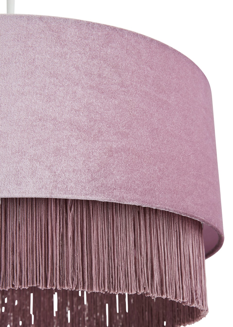 Inlight Fringed Easy Fit Lamp Shade (19cm x 38cm)