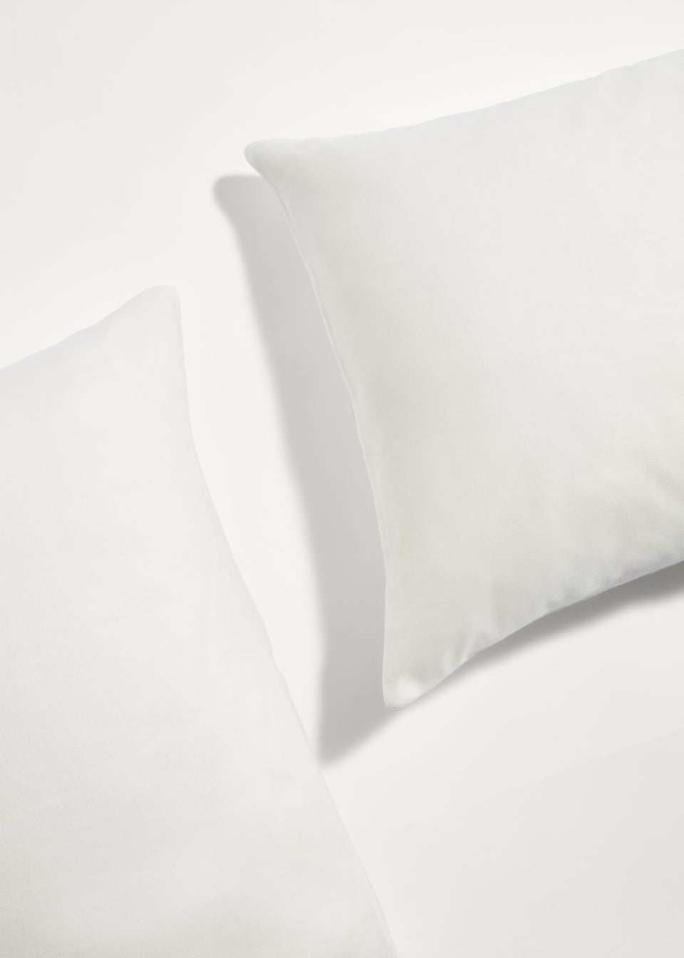 Cream 100% Cotton Housewife Pillowcase Pair