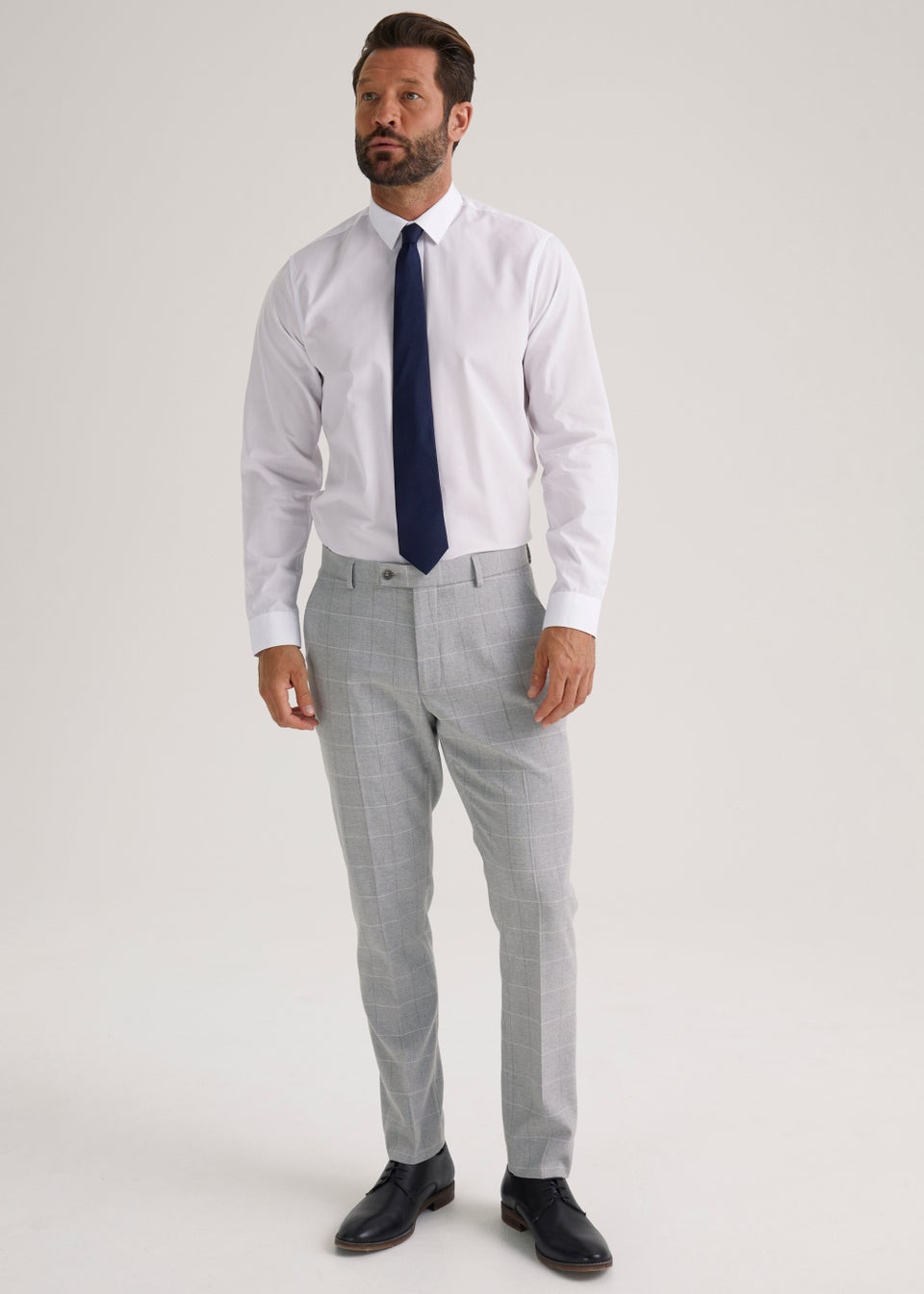 Taylor & Wright Grey Jackman Skinny Fit Suit Trousers