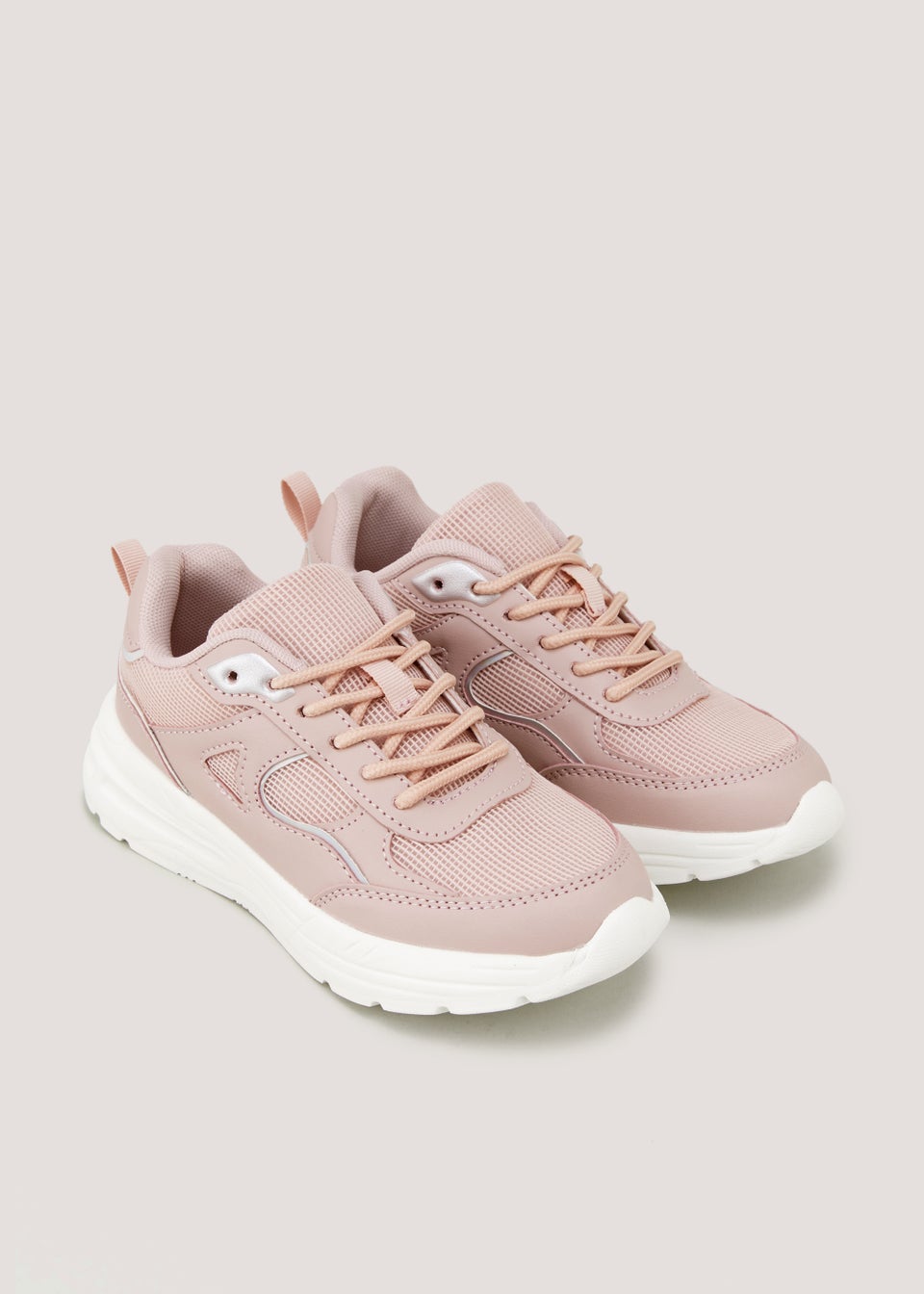 Girls Pink Chunky Trainers (Younger 10-Older 5) - Matalan