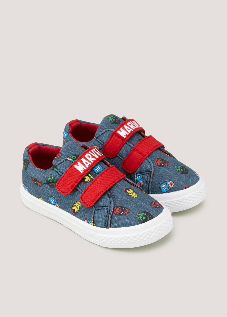 Kids Navy Avengers Canvas Shoes (Younger 4-12)