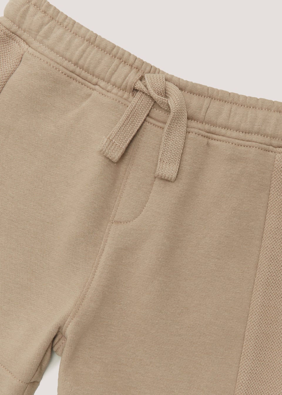 Boys Tan Pique Jogger Shorts 9mths 6yrs