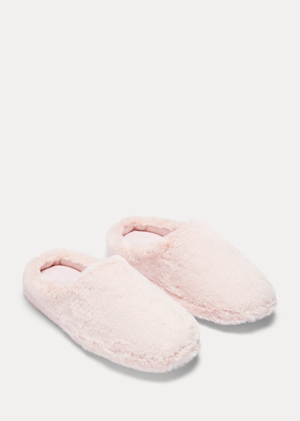Pink Mule Slippers - Matalan
